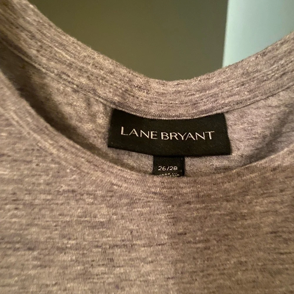 Lane Bryant Heather Gray Tiered Mini Dress - Picture 3 of 4